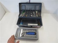1/4" drive socket set and tool box