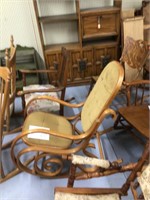 ornate design rocking chair