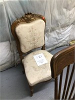 antique upholstered chair