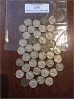 (40) 1940's Nickels