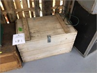 wood box with latch