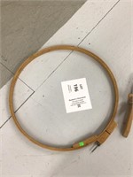 large hoop - compare to my size 11 shoe