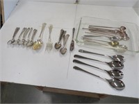 Berry spoons and other silverware