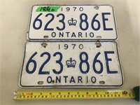 License Plates 1970