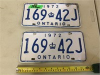 License Plates 1972