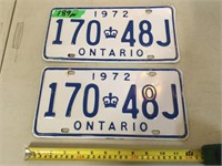 License Plates 1972