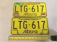 Alberta License Plates