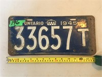 License Plate 1945