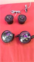 2 lights and 2 speakers for Jeep car or truck
