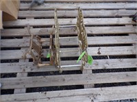 VINTAGE BRASS SHEET MUSIC RACKS