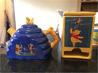 Disney Winnie the Pooh Teapot & Canister