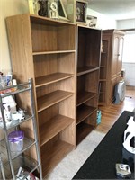 Two bookcases