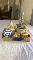 Crock jug and beater jar and more