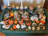 Collection of Halloween Candle & Candle Holders