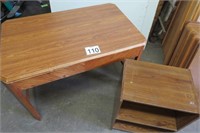 Small Book Shelf & Table 31"T 44"W 18"D