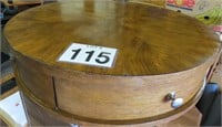Single Drawer Round Oak Table Top 26" R - No Legs