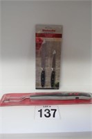 Digital Thermometer Fork & Knife Set - New