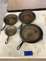 #6 & #8 Wagnerware, #3, #9 Griswold