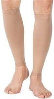 Tofly Calf Compression Sleeves, Beige XXL