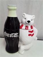 Coca Cola Bear Cookie Jar