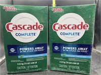 2 cascade complete with dawn dishwasher detergent