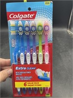 Colgate 6 pack toothbrushes