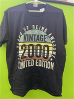 21 years vintage 2000 tshirt - size large