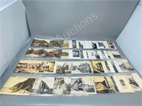 52 antique post cards - 1904 to 1930