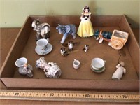 Glassware and figurines