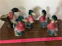 Set of 5 duck family