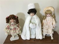 Lot of 3 dolls