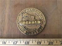 1975 DeKalb convention belt buckle