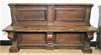 Antique Church Pew