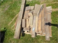 Pallet of misc. lumber pieces