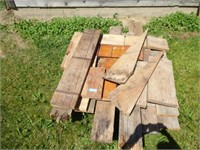 Pallet of misc. lumber pieces