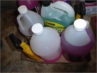 Misc. chemicals  (some partial jugs)