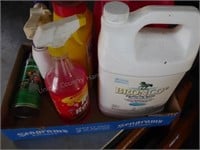 Misc. chemical items (some partial containers)