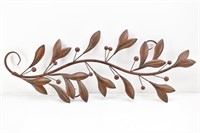 Brown Metal Hanging Leaf Decor/Wall Art
