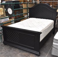 Black Full Size Headboard and Footboard Only