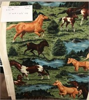 Newly Handmade Horse Print Table Runner