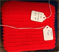 set of 2 8x8 Potholders New