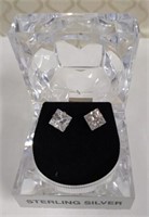 Sterling Silver Cubic Zirconia  Earrings