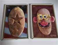 Set of 2 Idaho Potato Magnets 6.5"x4"
