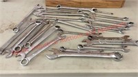 Lot of misc box end wrench