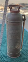 Antique soda acid fire extinguisher by "Fyr-Fyter"
