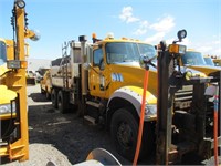 11 Mack GU713  Dump YW 6 cyl  Diesel; Plow and