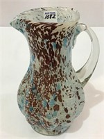 Art Glass Pitcher (9 1/2 Inches Tall)
