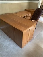 Executive Desk w/extension & chair.