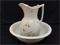Alfred Meakin England Ironstone Decorated Pitcher