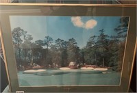 Double matted/framed print of hole #13.